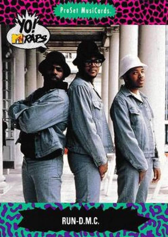 1991 Pro Set Yo MTV Raps NonSport #69 Run-D.M.C. Official